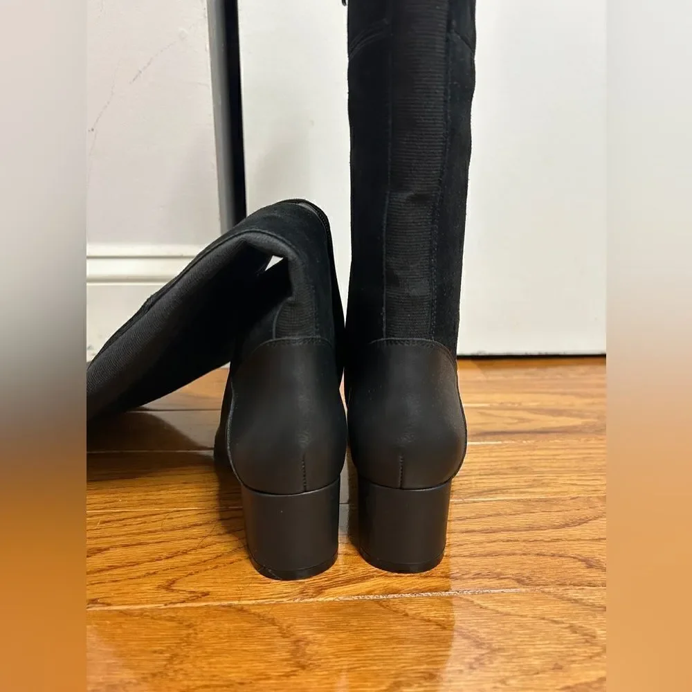 Waterproof over the knee boots